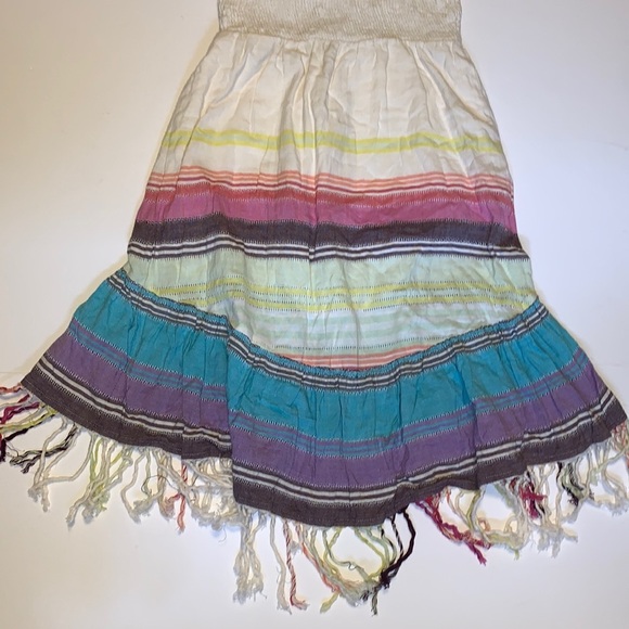 Billabong Boho Striped Cotton Dress - Women’s Size Small - Picture 6 of 7